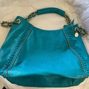 Big Buddha Teal Summer Purse